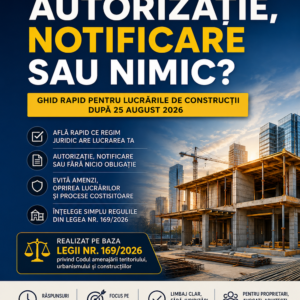 Autorizație, notificare sau nimic? Ghid Digital