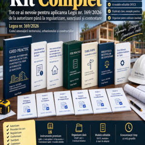 Kit Complet Digital - Legea nr. 169/2026